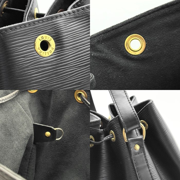 Louis Vuitton Petit Noé Black Epi Leather Shoulder Bag