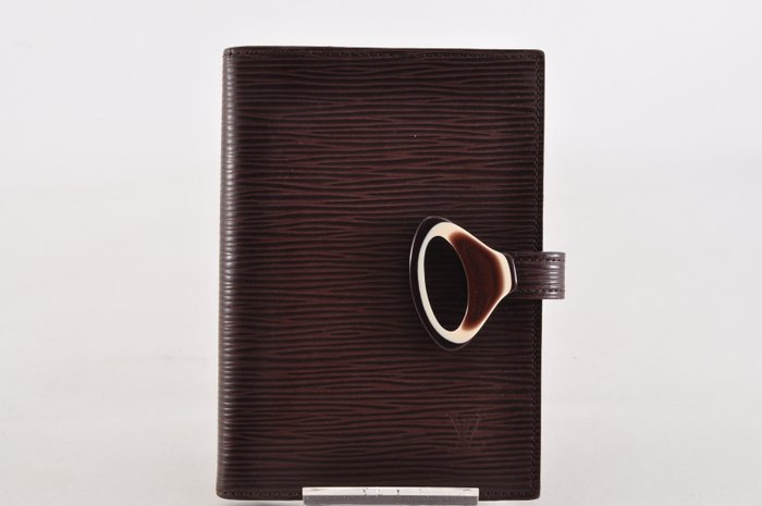 Louis Vuitton Brown Leather Agenda Cover