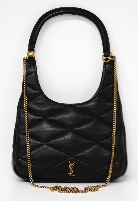 Saint Laurent Sade Small Hobo Bag Pink Quilted Lambskin Leather